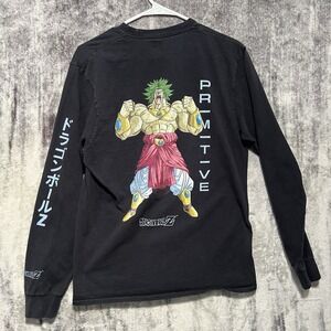Primitive x Dragon Ball Z Broly Long Sleeve Shirt Medium Size Men's
